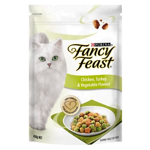 Fancy Feast DRY Chicken Turkey & Vegetables 450g
