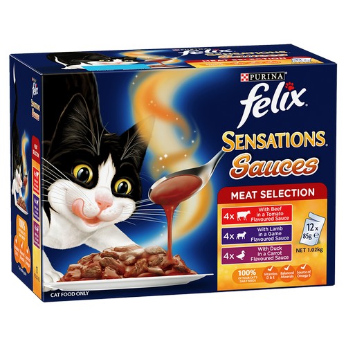 FELIX Sensations Sauces Meat Selection Pack 12 x 85g