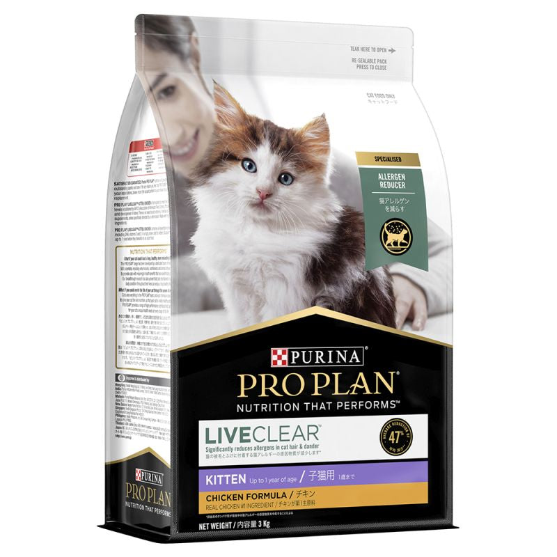 PRO PLAN Kitten Live Clear 3kg