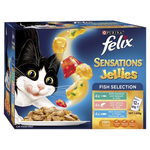 FELIX SENSATIONS Fishy Selection 12 x 85g