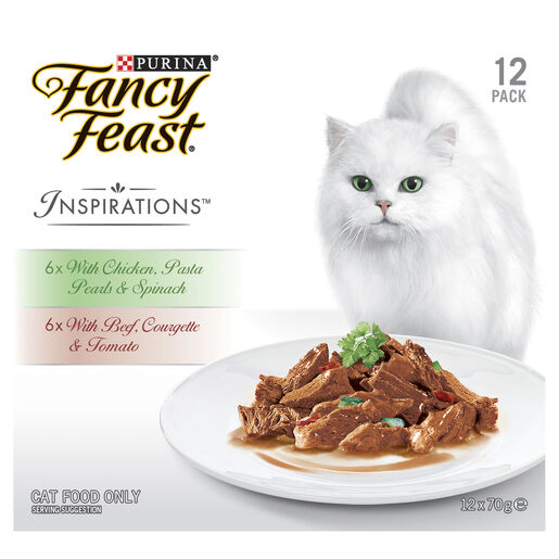 Fancy Feast Inspirations Chicken Mixed Pack 12 x 70g