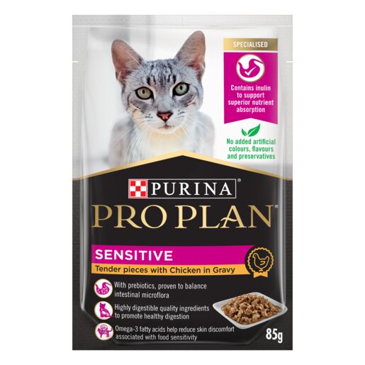 Pro Plan Adult Cat Sensitive Chicken Pouch 85g (12)