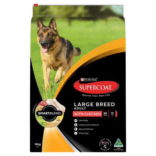 SUPERCOAT Dog Adult Large Breed Chicken 18kg