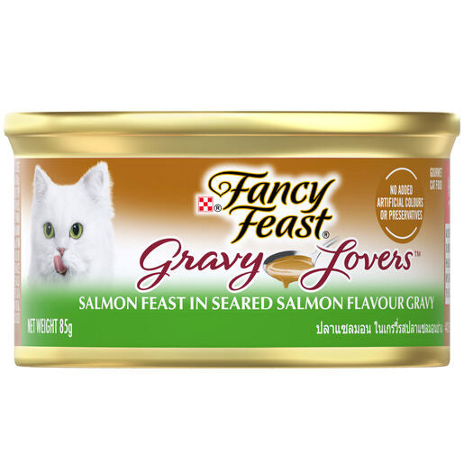 FANCY FEAST Gravy Lovers Salmon 85g (24)