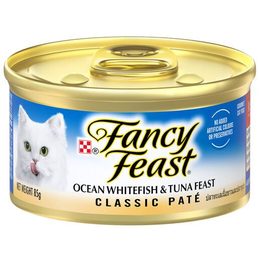 FANCY FEAST Classic Pate Ocean Whitefish & Tuna 85g (24)