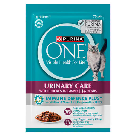 PURINA ONE Wet ADULT Cat Urinary Care Chicken 70g (12)