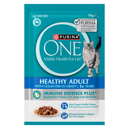 PURINA ONE Wet ADULT Cat Ocean Fish 70g (12)