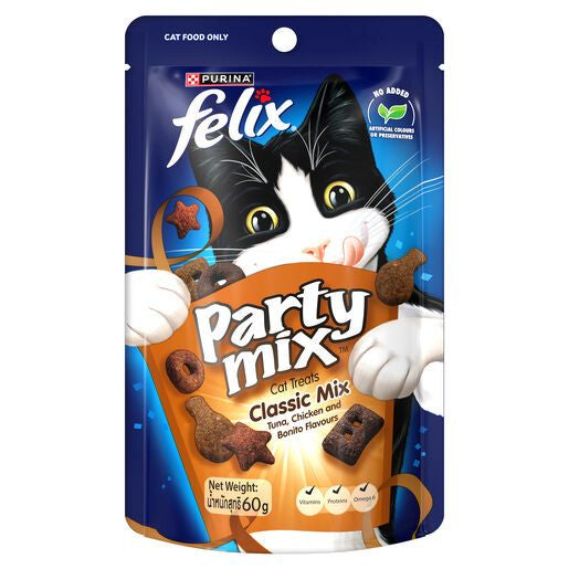 FELIX Cat Party Mix Classic Mix Treats 60g (8)