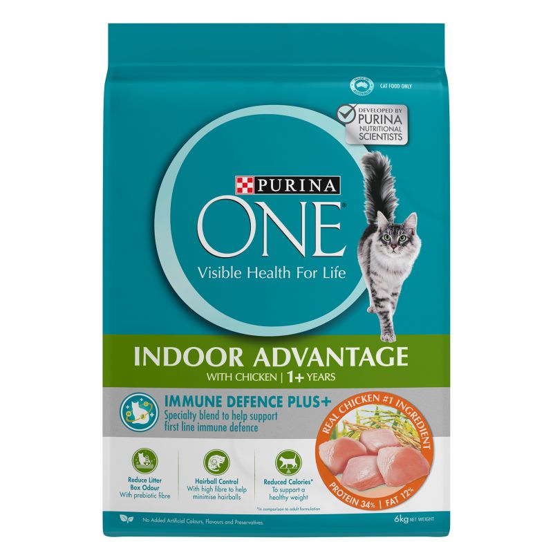 PURINA ONE Cat Adult Indoor Chicken 6kg