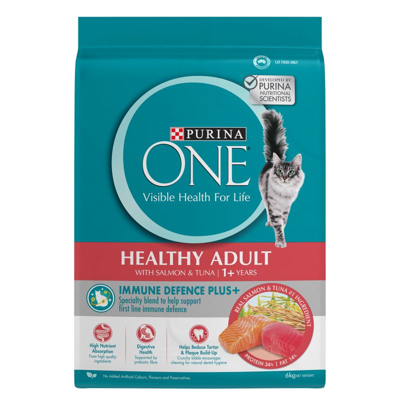 PURINA ONE Cat Adult Salmon & Tuna 6kg