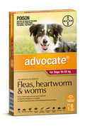 Advocate Dog Large Red 6's (10-25kg)