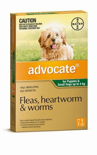 Advocate Single Puppies/Small Dogs up to 4kg (Green)