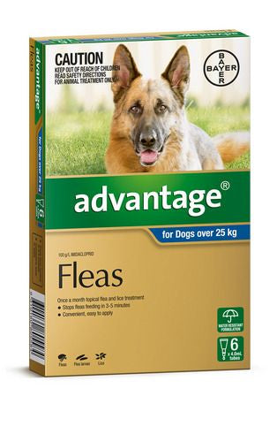 Advantage Dog XLarge Royal Blue 6's (Over 25kg)