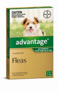 Advantage Single Puppy/Small Dog Green (up to 4kg)
