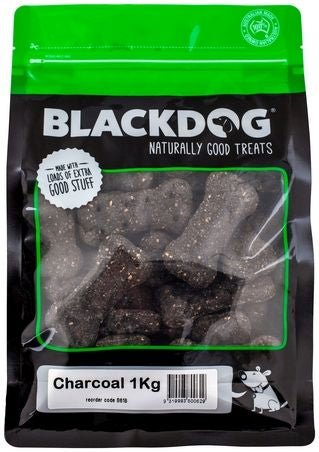 Black Dog Charcoal 1kg Biscuits