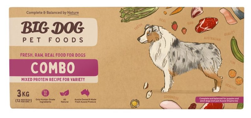 BIG DOG BARF Frozen Combo 3kg (4/ctn)