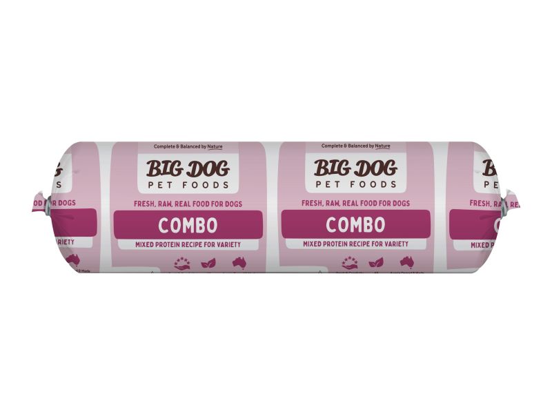 BIG DOG BARF Frozen Combo Roll 2kg (6/ctn)