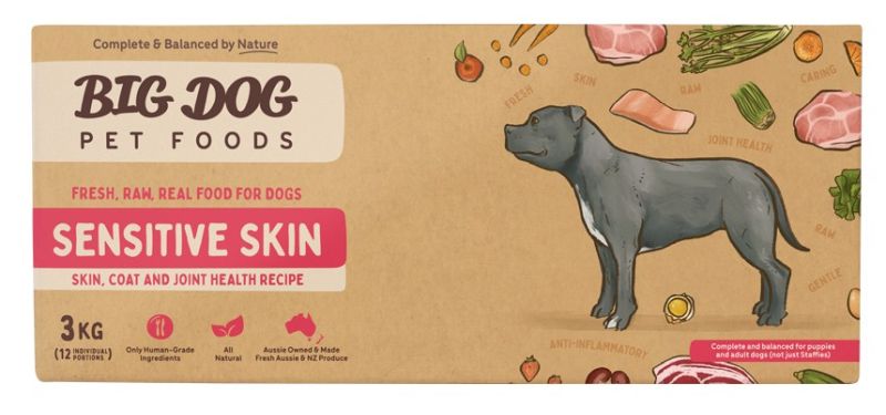 BIG DOG BARF Frozen Sensitive 3kg (4/ctn)