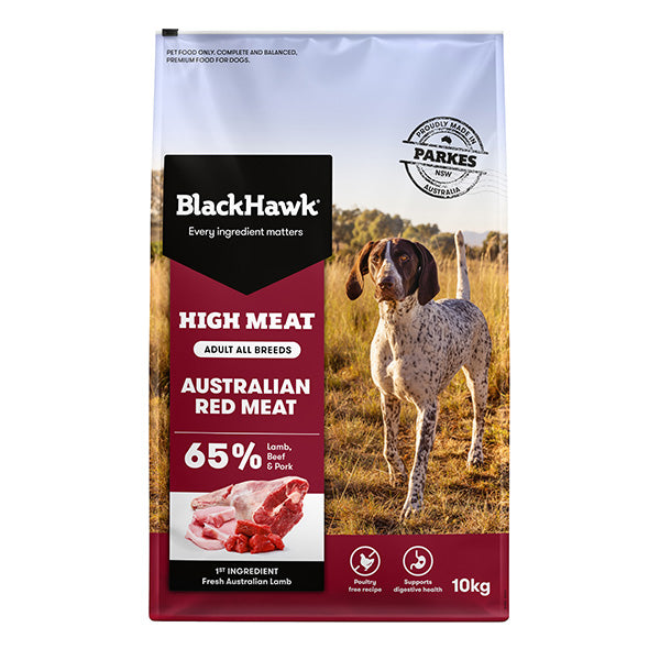 Black Hawk Dog High Meat Australian Red Meat Recipe 10kg