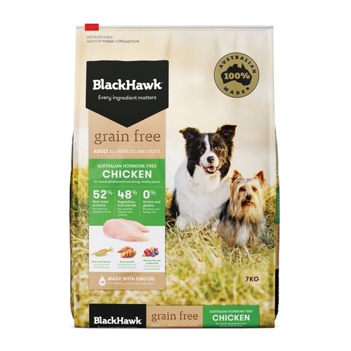 Black Hawk Grain Free Adult Dog Chicken 7kg