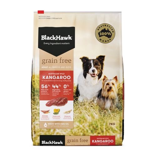 Black Hawk Grain Free Adult Dog Kangaroo 7kg