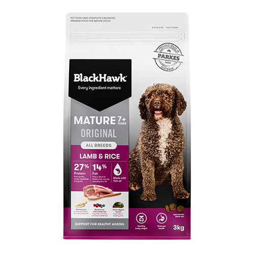 Black Hawk Dog MATURE Lamb & Rice 3kg