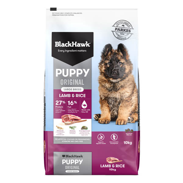 Black Hawk Puppy Large Breed Original Lamb and Rice 20kg