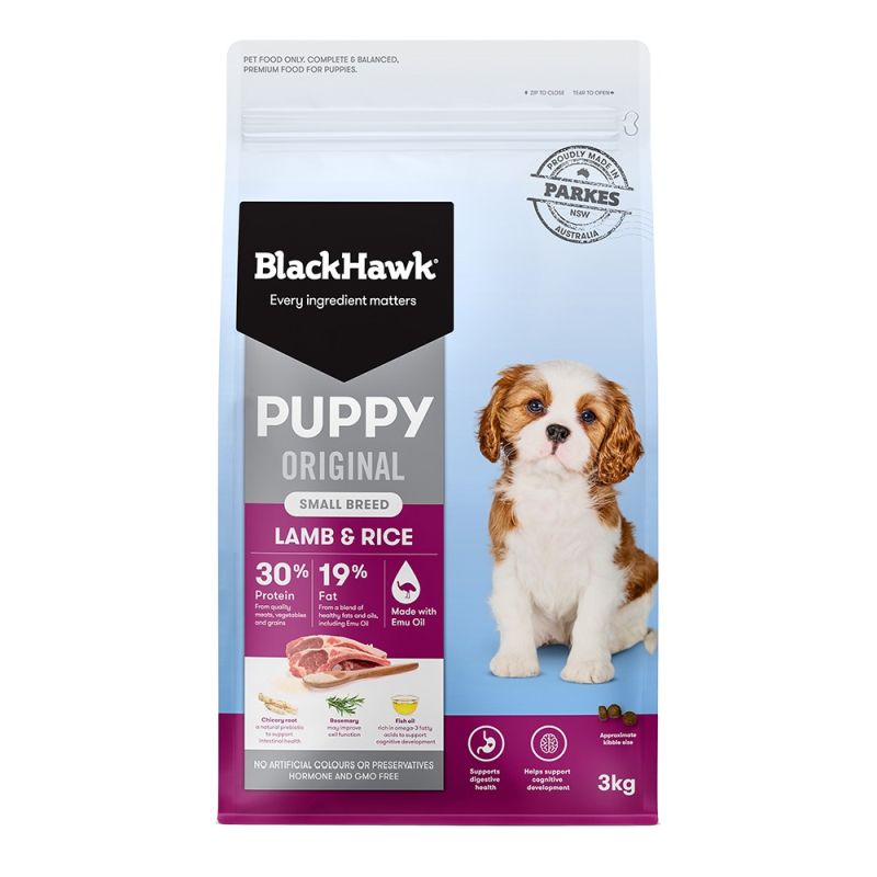 Black Hawk Puppy Small Breed Original Lamb and Rice 3kg
