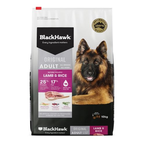 Black Hawk Dog Lamb & Rice Holistic Adult 10kg