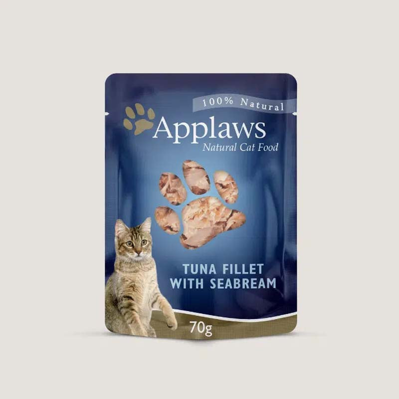 APPLAWS CAT Broth Pouch - Tuna Sea Bream 70g (16)