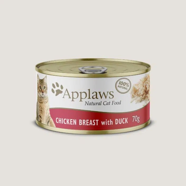 APPLAWS CAT Chicken Breast Duck In Broth 70g (24)