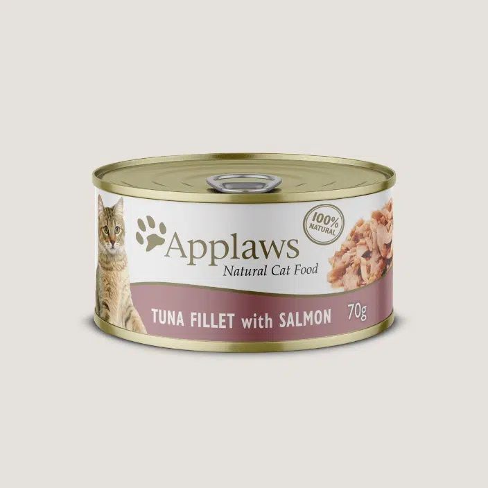 APPLAWS CAT Tuna Fillet Salmon In Broth 70g (24)