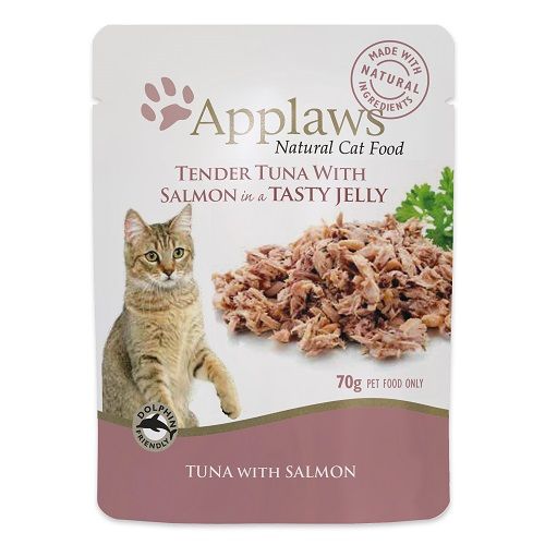 APPLAWS CAT Jelly Pouch - Tuna & Salmon 70g (16)