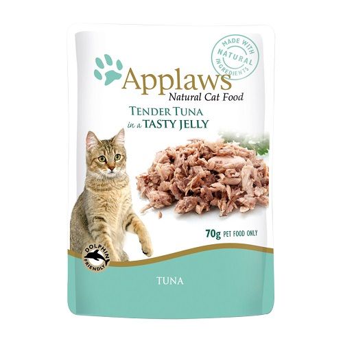 APPLAWS CAT Jelly Pouch - Tuna Wholemeat 70g (16)