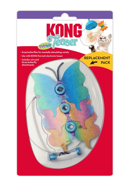 KONG CAT Teaser Purrsuit Butterfly Replacement Pack