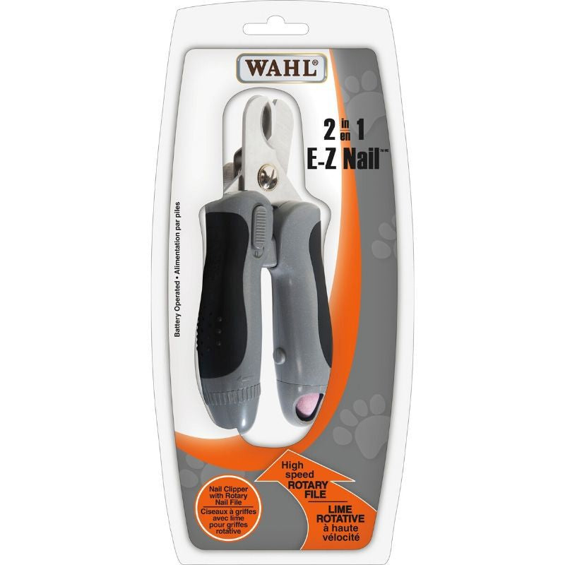 WAHL 2 in 1 E-Z Nail Clipper & Battery Operated Grinder