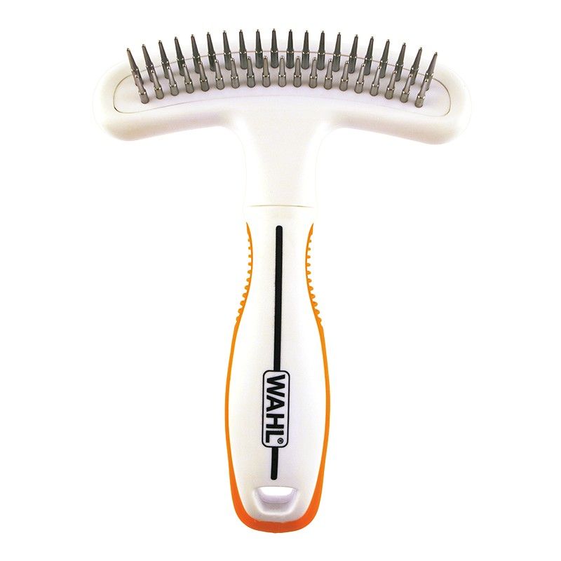 WAHL 2 in 1 Rake & Shedding Blade Orange/White