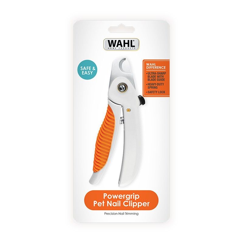 WAHL PowerGrip Nail Clipper Orange/White