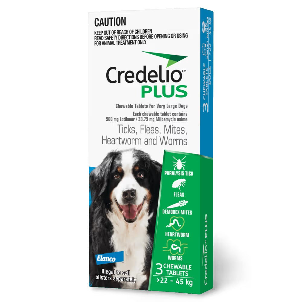 CREDELIO PLUS Extra Large 22-45kg BLUE 3 Pack