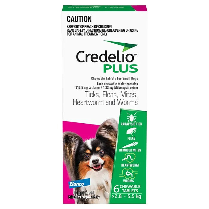 CREDELIO PLUS Small 2.8-5.5kg PINK 6 Pack