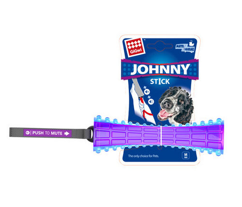 GIGWI Johnny Stick Push To Mute Transparent Purple/Blue