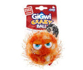 GIGWI Crazy Ball W/Squeaker Orange Med 6202