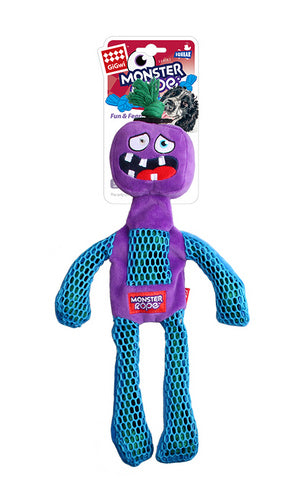 GIGWI Monster Rope Squeaker Purple Medium/Large 8018