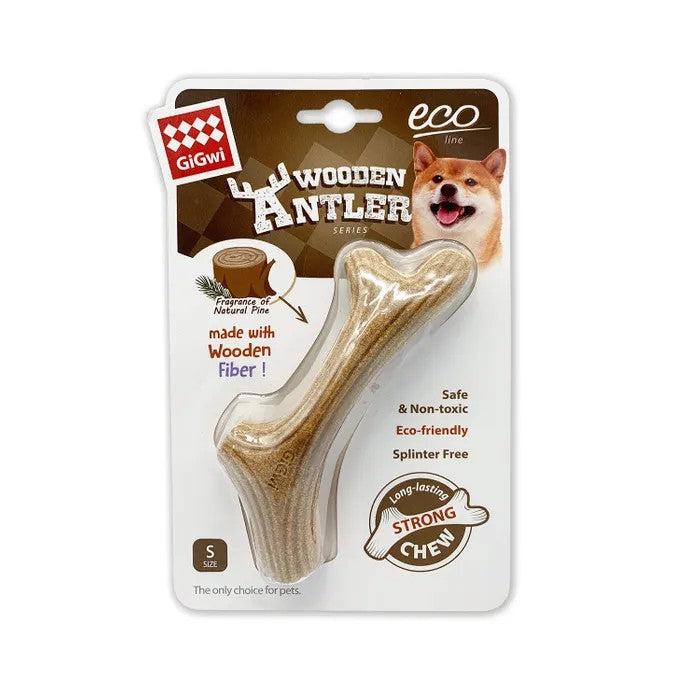 GIGWI Dog Chew Wooden Antler Small 9767