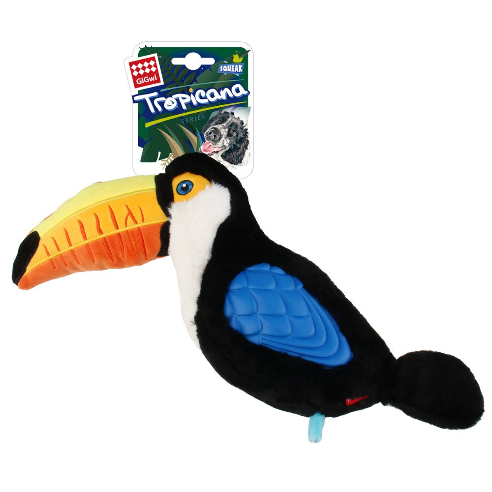 GIGWI Tropicana Toucan TPR Black 8138