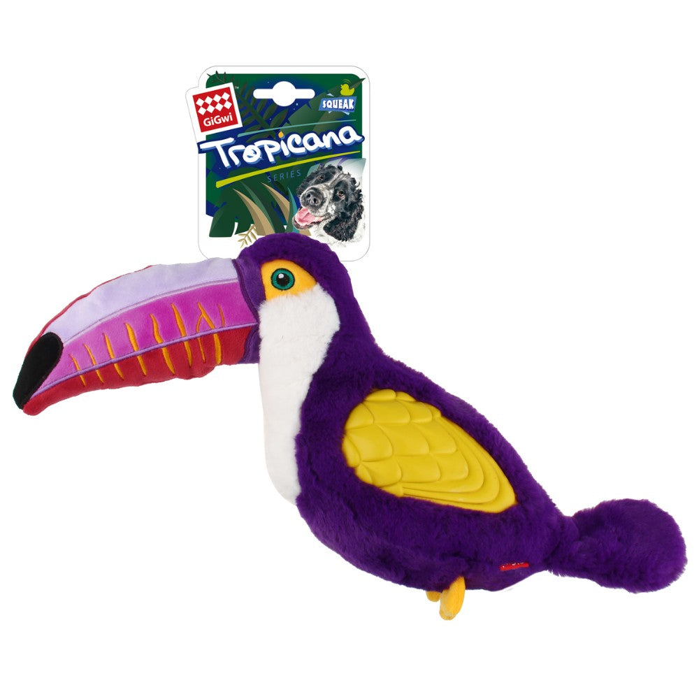 GIGWI Tropicana Toucan TPR Purple 8139