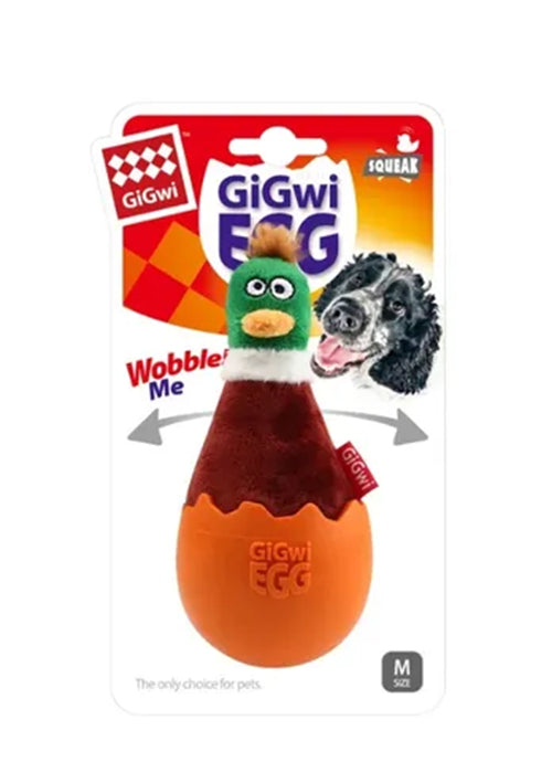 GIGWI Egg Wobble Fun Duck 8128