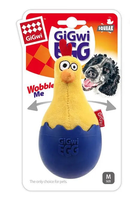 GIGWI Egg Wobble Fun Rooster 8130