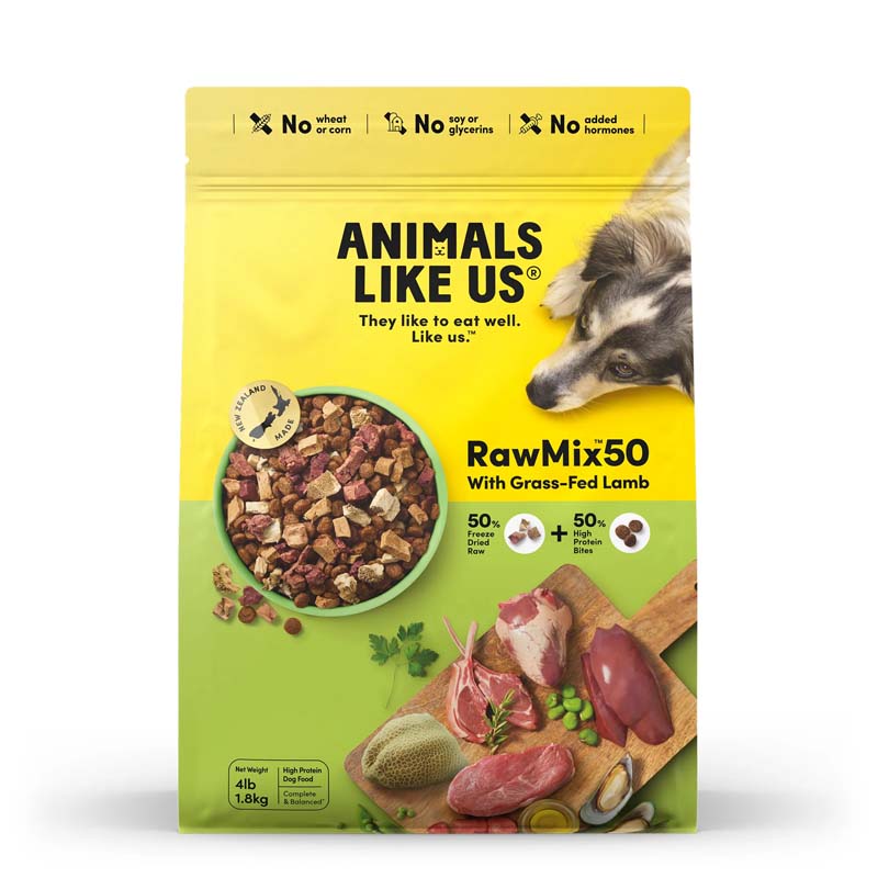 ANIMALS LIKE US Dog RawMix50 Grass Fed Lamb 1.8kg