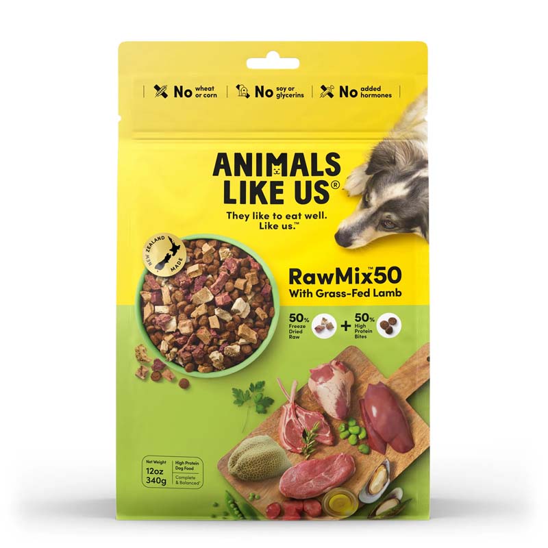 ANIMALS LIKE US Dog RawMix50 Grass Fed Lamb 340g